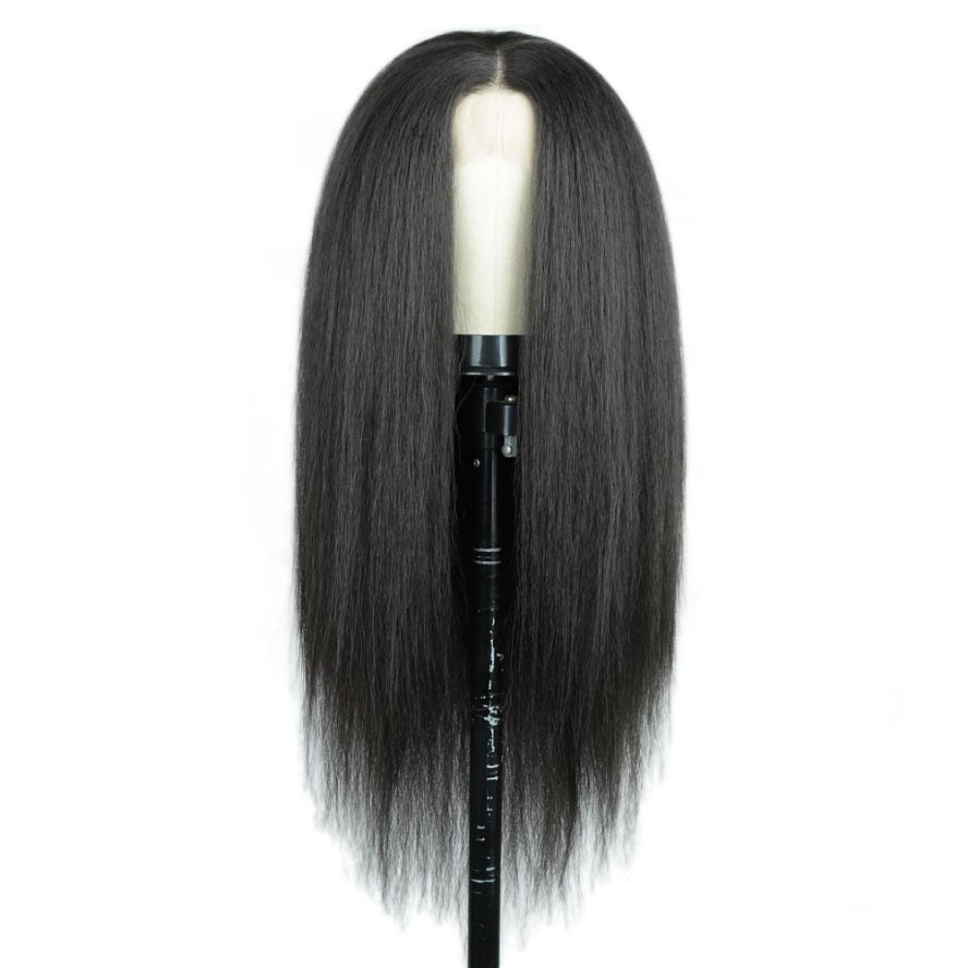 frontal closure wig semi human