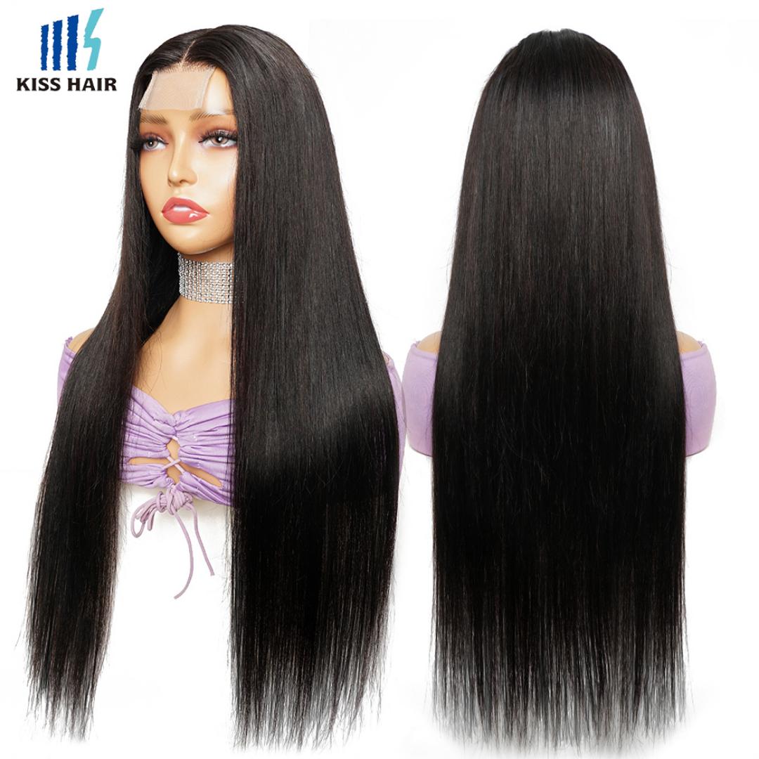 frontal semi human wig  with baby hairs