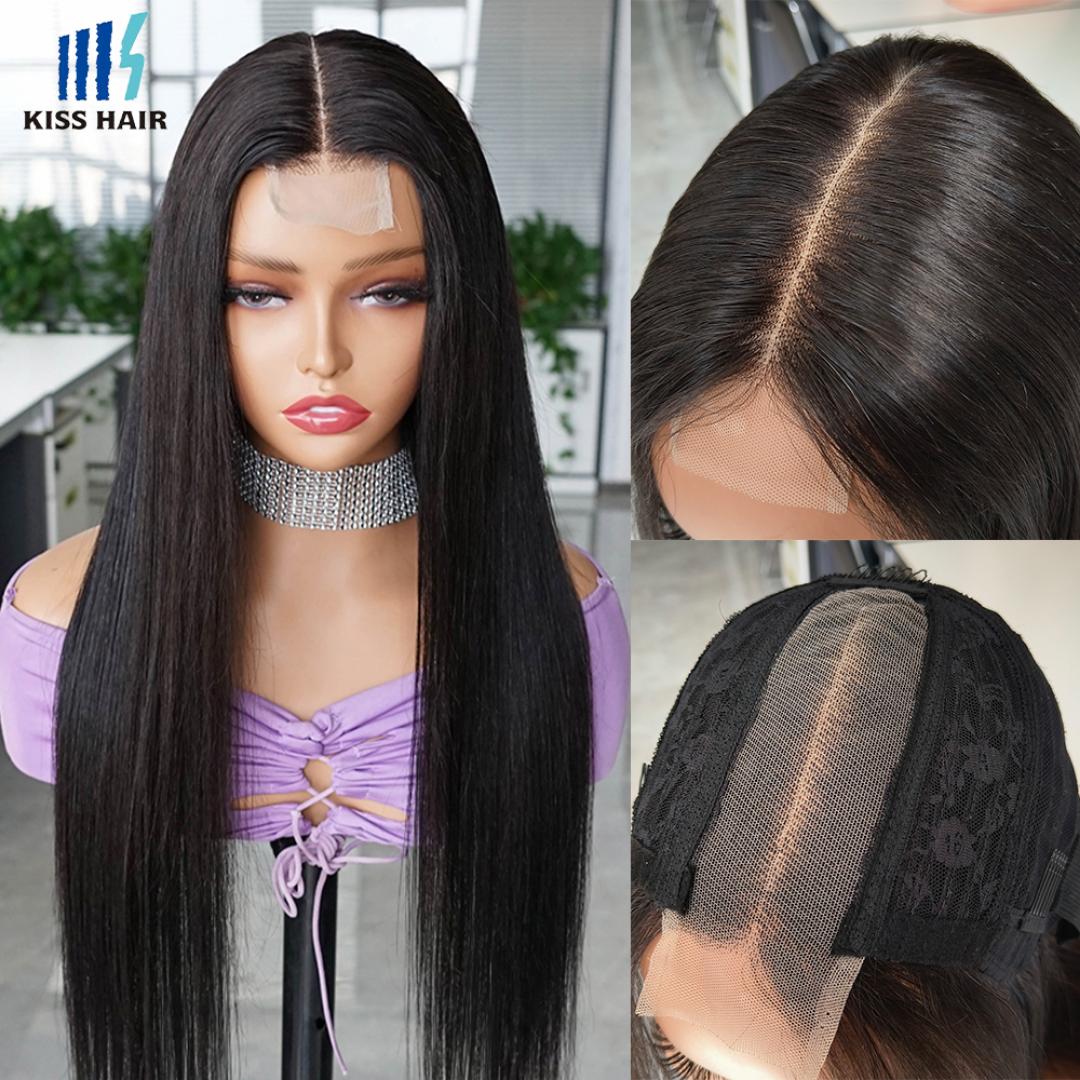 frontal semi human wig  with baby hairs