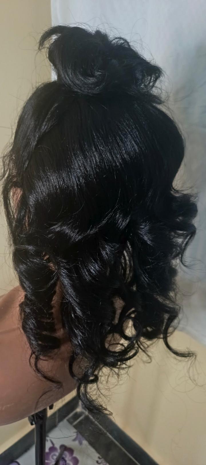 full frontal semi. human wig as per the picture