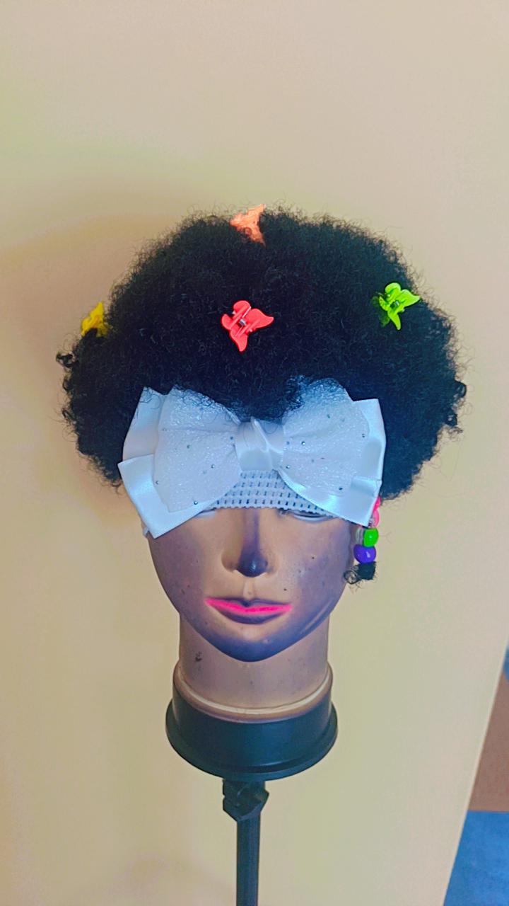 kids afro  headband wigs