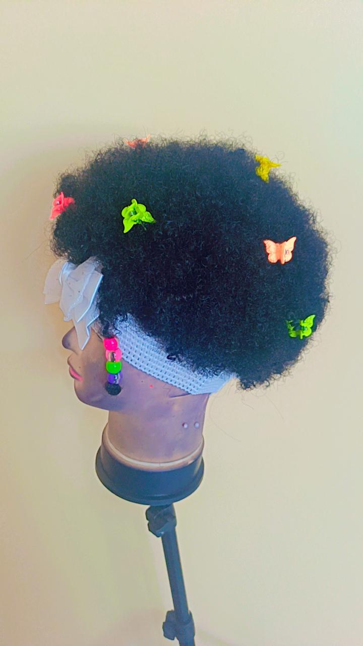 kids afro  headband wigs
