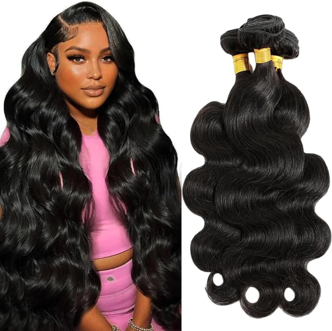 bodywave pure human blend semi human 22 inches 3   hair bundles