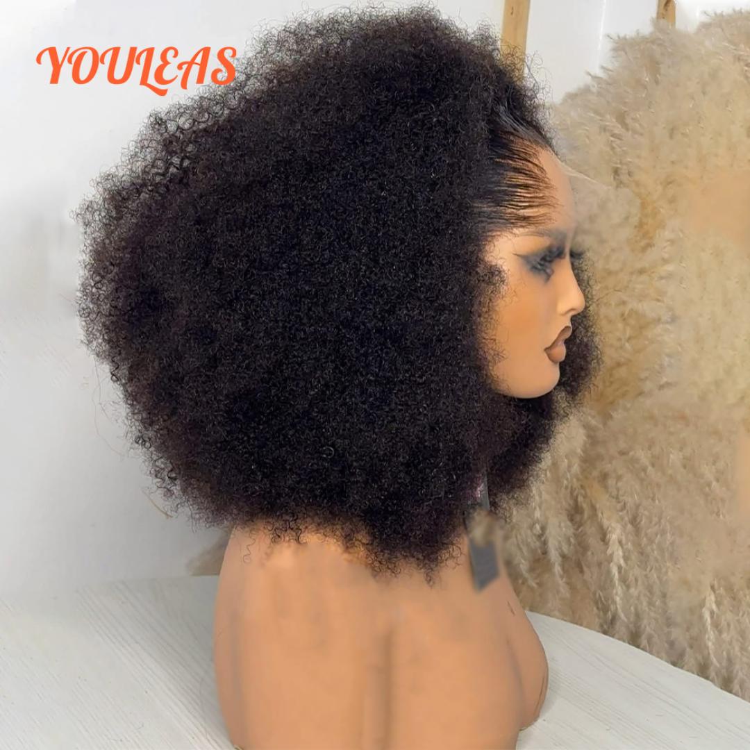full frontal crotchet afro kinky 13*4*2 wigs.Lace Afro  Wig for Black Women. as the picture