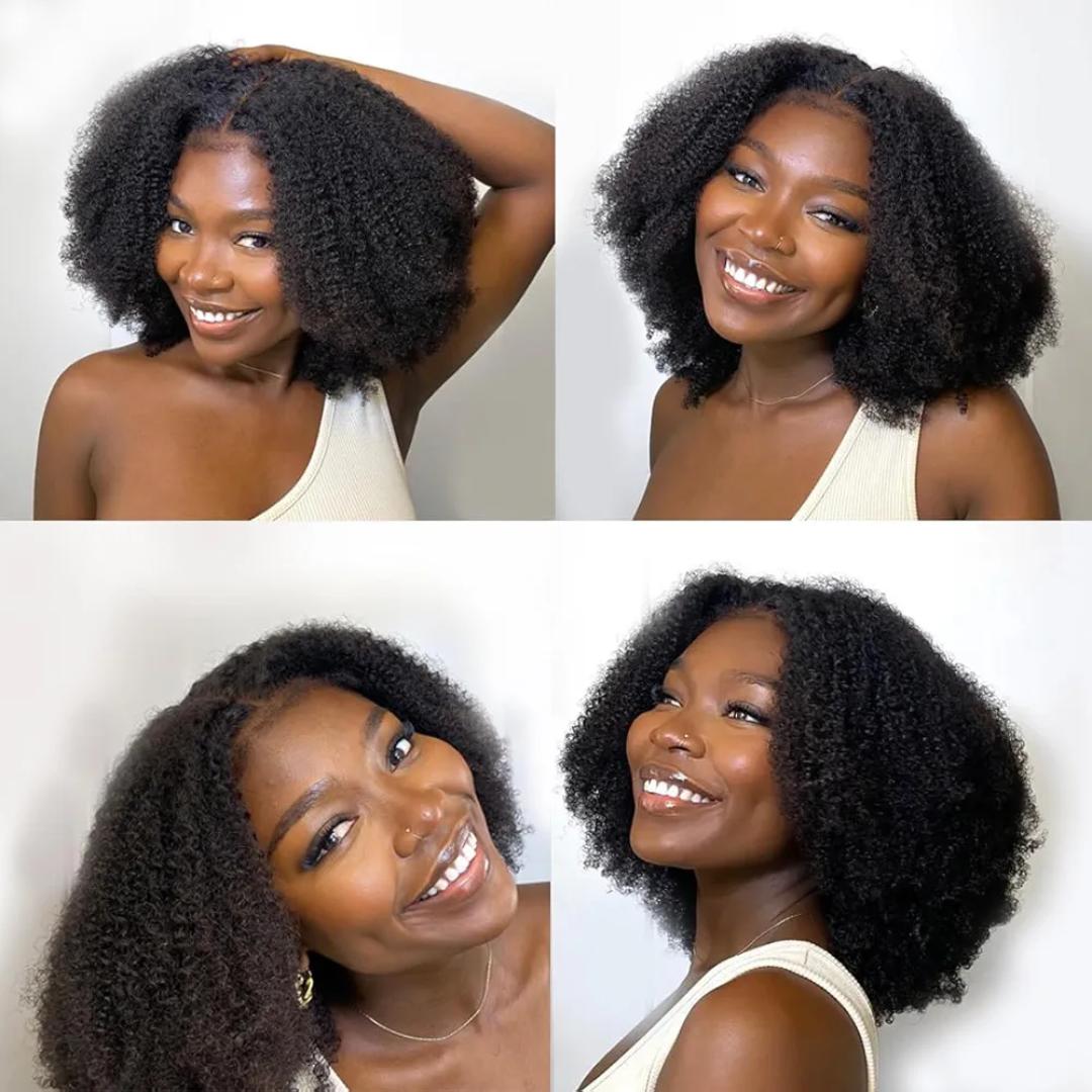 full frontal crotchet afro kinky 13*4*2 wigs.Lace Afro  Wig for Black Women. as the picture