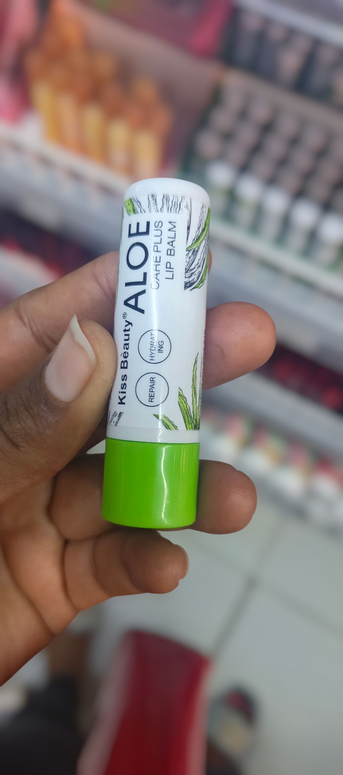 Kiss beauty ALOE care plus lip balm