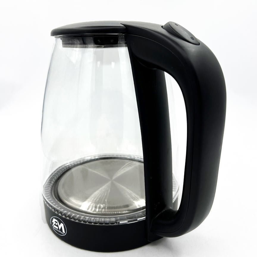 Glass Kettle 2.2L ElectroMate Kettle Electric Jug Heater for Boiling Water – Ideal Kitchen Appliance