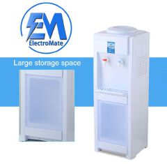 EM Water Dispenser with Hot and Normal Water – Standing Design with Storage Cabinet, Perfect for Home or Office Use  ElectroMate WD01