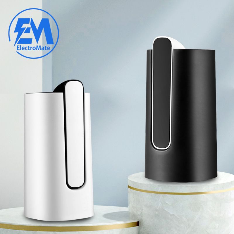 EM Electric Water Dispenser Pump for Gallon Bottles – Rechargeable, Portable Pump with Tap for Home, Office, and Outdoor Use  ElectroMate
