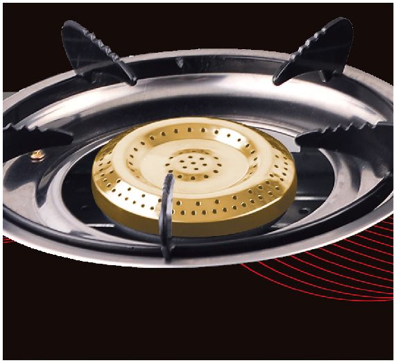 EM Gas Cooker Glass Top Infrared Double Burner Gas stove Super Infrared Heater Saving Gas cooker Black