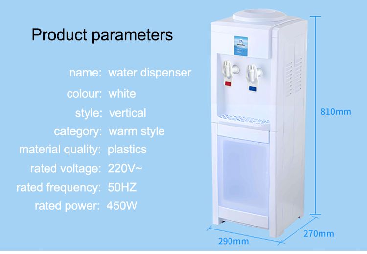 ElectroMate Water Dispenser with Hot and Cold Water – Standing Design with Storage Cabinet, Perfect for Home or Office Use