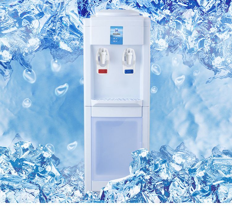 ElectroMate Water Dispenser with Hot and Cold Water – Standing Design with Storage Cabinet, Perfect for Home or Office Use