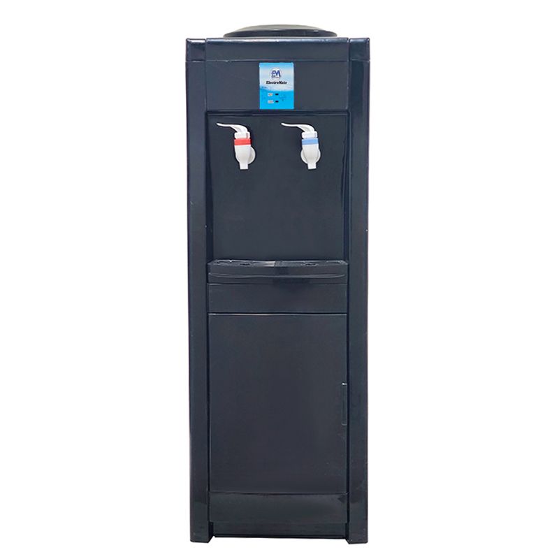ElectroMate Water Dispenser with Hot and Normal Water – Standing Design with Storage Cabinet, Perfect for Home or Office Use