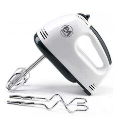 EM Hand Mixer Whisk Egg Beater Food Stirrer Grinder Blender Kitchenware Kitchen Tools Utensils Cooking Machine Cookware White  ElectroMate