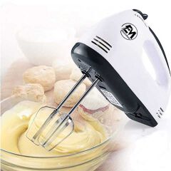 EM Hand Mixer Whisk Egg Beater Food Stirrer Grinder Blender Kitchenware Kitchen Tools Utensils Cooking Machine Cookware White  ElectroMate