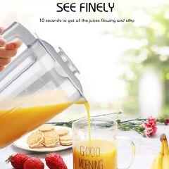 EM Blender 2-in-1 ElectroMate 1.6L Blender Classic Juicer & Grinder with Multifunctional Jug, Bottle, and Garlic Processor ElectroMate BD03
