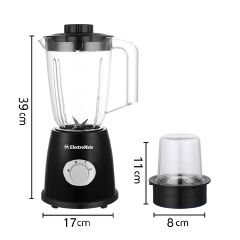 EM Blender 2-in-1 ElectroMate 1.6L Blender Classic Juicer & Grinder with Multifunctional Jug, Bottle, and Garlic Processor ElectroMate BD03