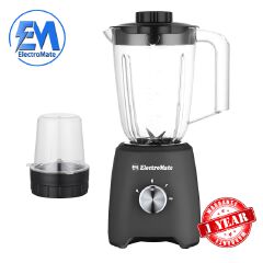 EM Blender 2-in-1 ElectroMate 1.6L Blender Classic Juicer & Grinder with Multifunctional Jug, Bottle, and Garlic Processor ElectroMate BD04