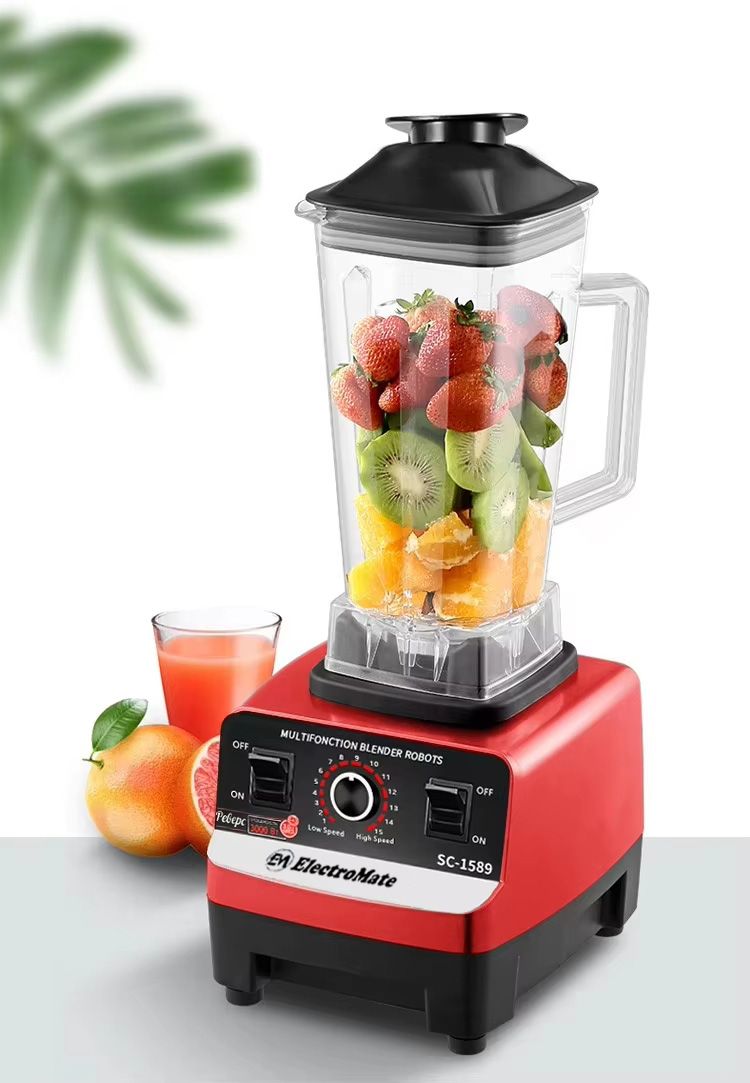 EM Heavy Duty Commercial Pro Blender + Grinder Jar COMMERCIAL HEAVY DUTY Blender High speed for easy operations Sharp. 2L large capacity DURABLE BD05