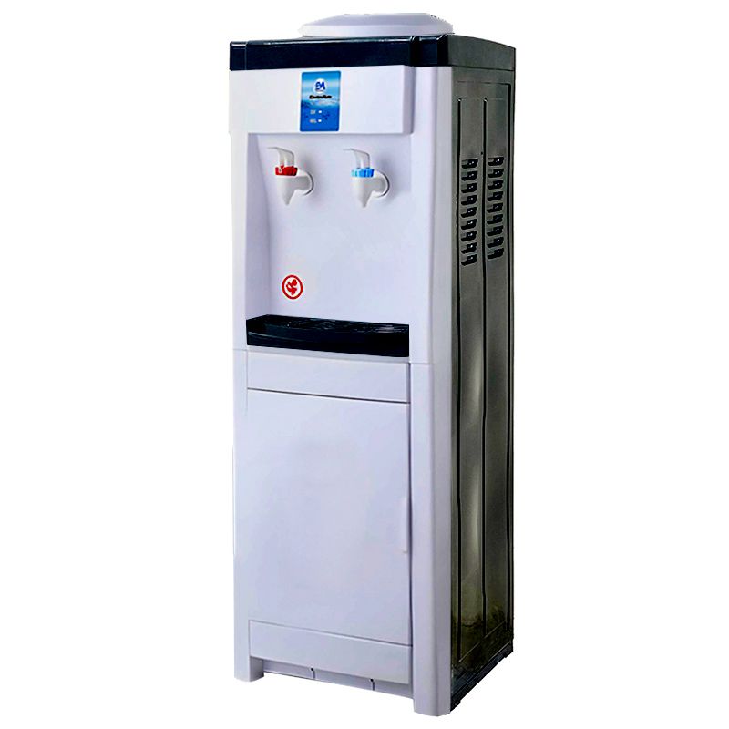 EM Water Dispenser with Hot and Normal Water – Standing Design with Storage Cabinet, Perfect for Home or Office Use  ElectroMate