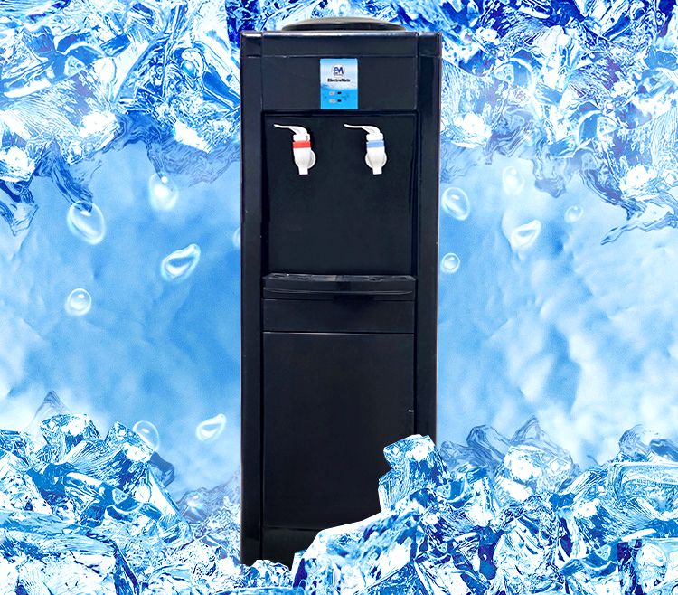 EM Water Dispenser with Hot and Normal Water – Standing Design with Storage Cabinet, Perfect for Home or Office Use  ElectroMate