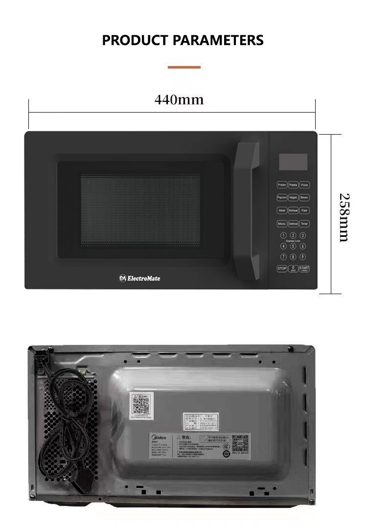 EM 20Ltrs Digital Microwave Oven High Quality Microwaves With Warranty ElectroMate MW005