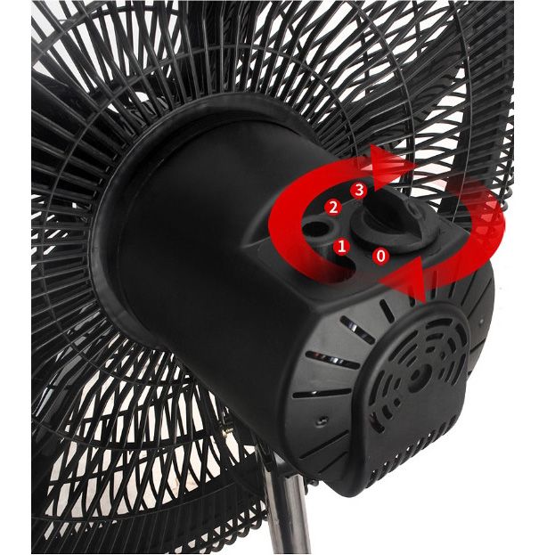EM 18 Inch Stand Fan -5 Blades 3 Speed Powerful motor Fan Electric Floor Fan Cooling Fan Cooler Floor Fan  ElectroMate