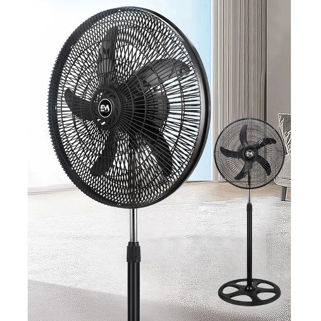 EM 18 Inch Stand Fan -5 Blades 3 Speed Powerful motor Fan Electric Floor Fan Cooling Fan Cooler Floor Fan  ElectroMate