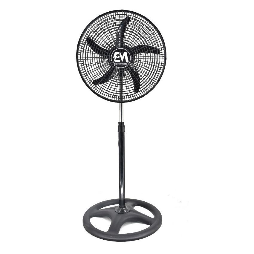 EM 18 Inch Stand Fan -5 Blades 3 Speed Powerful motor Fan Electric Floor Fan Cooling Fan Cooler Floor Fan  ElectroMate