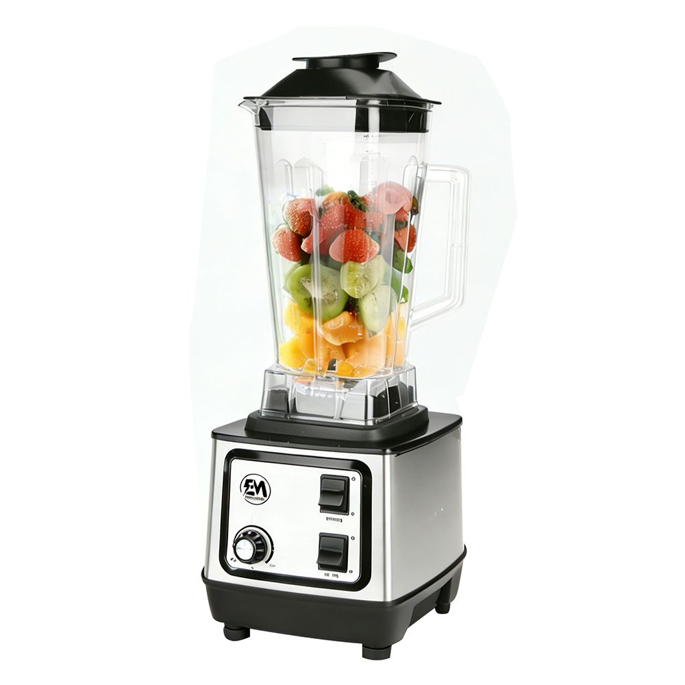 EM Heavy Duty Commercial Pro Blender + Grinder Jar COMMERCIAL HEAVY DUTY Blender High speed for easy operations Sharp. 2L large capacity DURABLE BD07