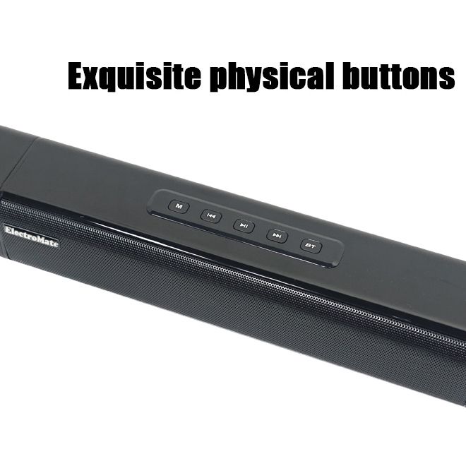 EM 2.1CH Multimedia Bluetooth Woofer Speaker System Subwoofer Soundbar BT/USB Subwoofer Home Audilo System Soundbar with Remote Control S1 Speaker bass SB01