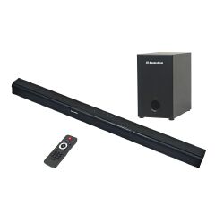 EM 2.1CH Multimedia Bluetooth Woofer Speaker System Subwoofer Soundbar BT/USB Subwoofer Home Audilo System Soundbar with Remote Control S1 Speaker bass SB01