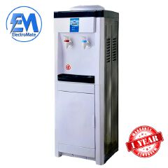 EM Water Dispenser with Hot and Normal Water – Standing Design with Storage Cabinet, Perfect for Home or Office Use  ElectroMate WD05