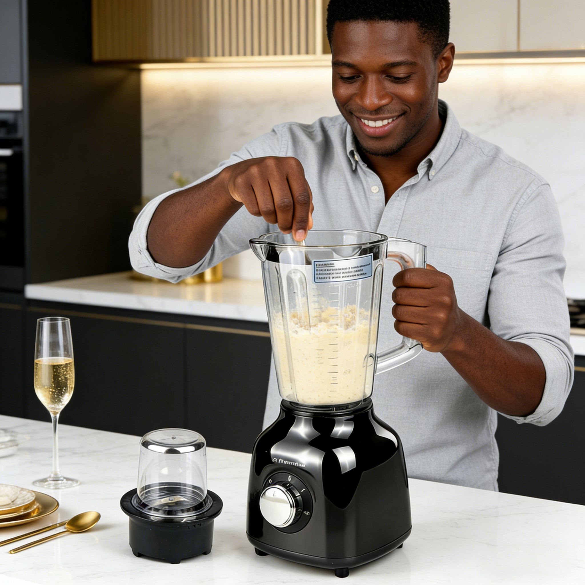 EM Blender 2-in-1 ElectroMate 1.5L Blender Classic Juicer & Grinder with Multifunctional Jug, Bottle, and Garlic Processor ElectroMate BD08