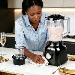 EM Blender 2-in-1 ElectroMate 1.5L Blender Classic Juicer & Grinder with Multifunctional Jug, Bottle, and Garlic Processor ElectroMate BD08