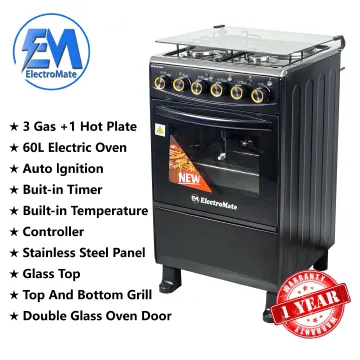 Em 4-Burner Gas Cooker