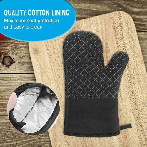 heat Resistant Oven Gloves and Hot Pads Potholders for BBQ Kitchen Baking Cooking Grilling