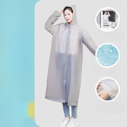 Disposable raincoat eva adult children thickened and lengthened full-length rainstorm resistant shoe cover cloak one-piece poncho 2pcs