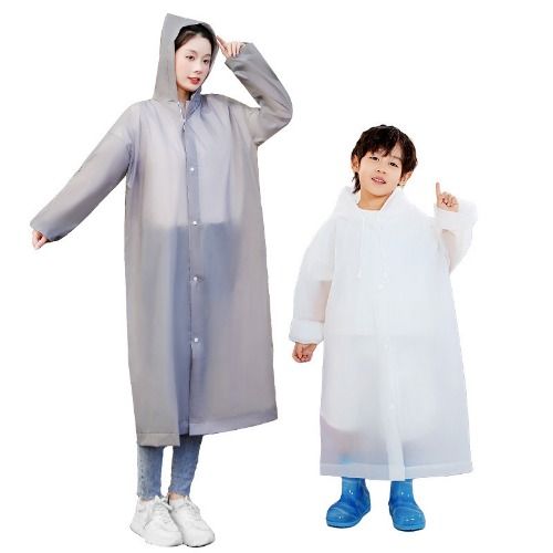 Disposable raincoat eva adult children thickened and lengthened full-length rainstorm resistant shoe cover cloak one-piece poncho 2pcs
