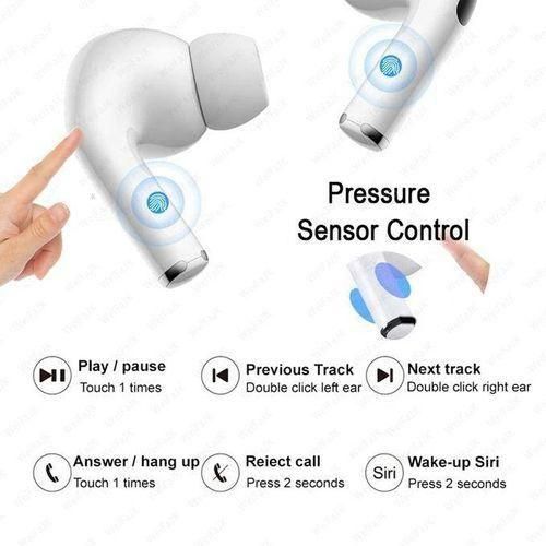 TWS Airpods Pro 3 Bluetooth Headsets Wireless Pods Pro Earpods Earphones