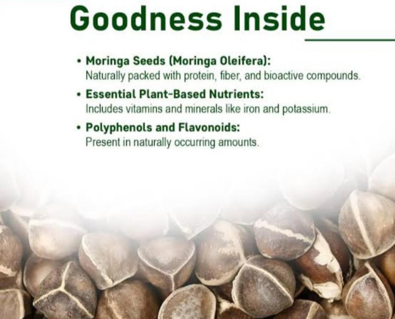 MORINGA CAPSULES  VEGAN CAPSULES 500MG (SEED POWDER)