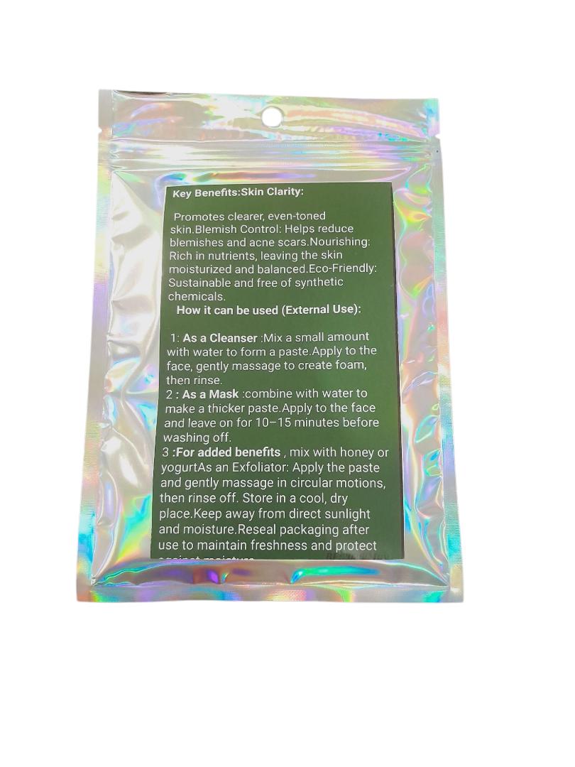 100% PURE SOMALI QASIL POWDER 100gm (Extremely soapy)