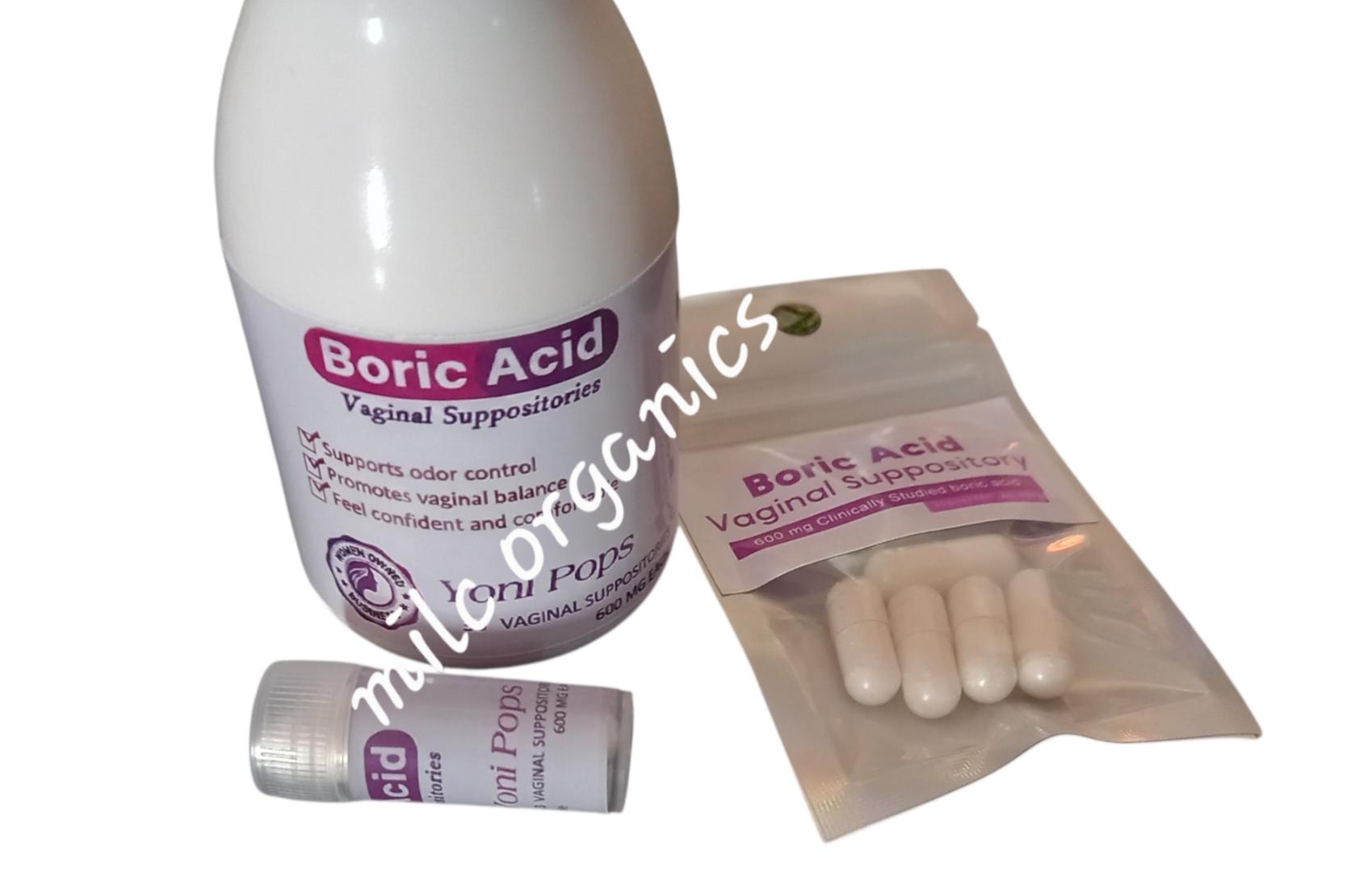 GRADE 1 MEDICAL BORIC ACID SUPPOSITORIES