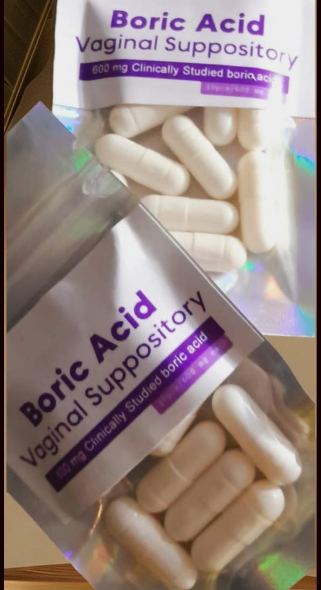 GRADE 1 MEDICAL BORIC ACID SUPPOSITORIES