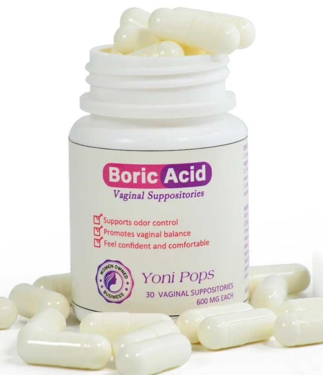 GRADE 1 MEDICAL BORIC ACID SUPPOSITORIES