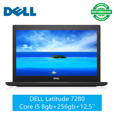 (Core i5 + 8GB + 256GB ssd) REFURBISHED DELL LATITUDE 7280 CORE I5  8GB RAM + 256 GB SSD NOTEBOOK WINDOWS 10 AND MICROSOFT OFFICE INSTALLED LAPTOPS LAPTOP COMPUTER NOTEBOOK