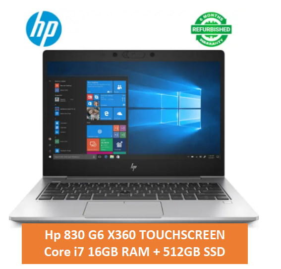 [Core i7+16gb+512gb+13.3'' Touch] Refurbished Hp 830 G6 Laptop Core i7 Touchscreen 16GB RAM + 512GB SSD Laptops 13.3 inch Computer Notebook