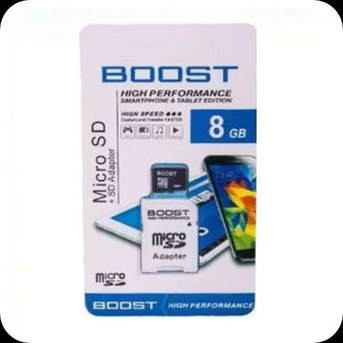 Boost High Performance Memory Cards/SD Card - 2GB, 4GB, 8GB, 16GB, 32GB, 64GB, 128GB Micro SD Cards with Adapter for Smartphones & Tablets and all types of gadgets