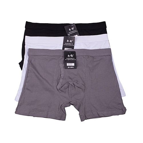 Fashion 3PCs Stripped Pure Cotton Finest Boxers Men Underwear