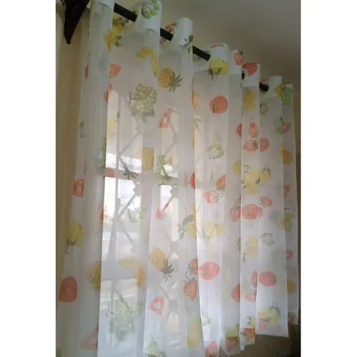 2PCS Kitchen curtain comes in 3M (1.5m+1.5m) each